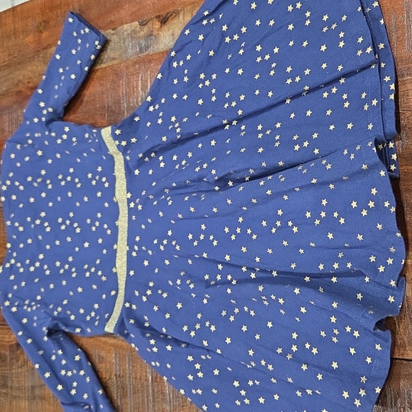 Mini Boden Blue Starry Kids Dress - Picture 4 of 6